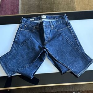 J. Crew Men's Straight Blue Jeans
